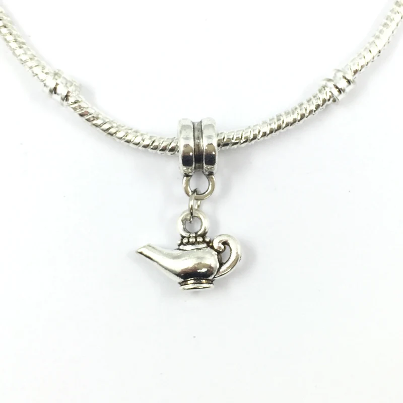 Новая мода посеребренные Хип Колба Висячие Подвески Европейские Бусины Подходят