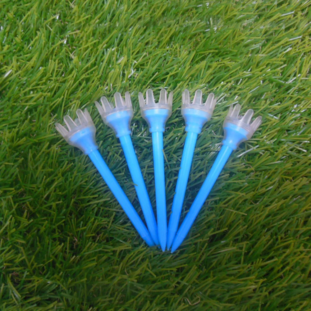 

CRESTGOLF 50pcs 2-3/4inches+10mm(crown) Plastic Golf Tees Rubber Crown Head Design---Frictionless,Ultra Durable