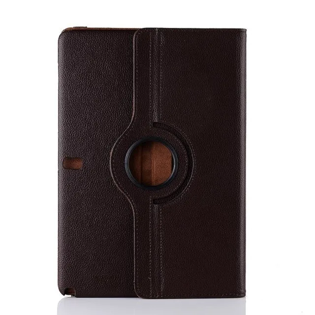 Для Samsung Galaxy Tab Note Pro 12,2 P900 P905 SM-P900 Tablet Case 360 Вращающийся Кронштейн Флип Стенд Кожа Pu защитный чехол - Цвет: Brown