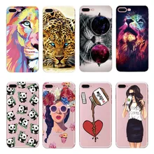 Милые силиконовые чехлы для телефонов с цветами девочек iPhone 5S 5 SE