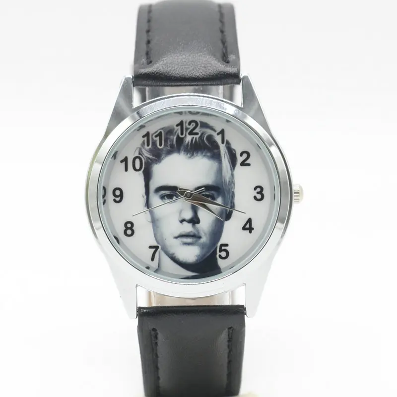 2017 Justin Bieber Jewelry For Men Women Free Shipping quartz watch | Наручные часы