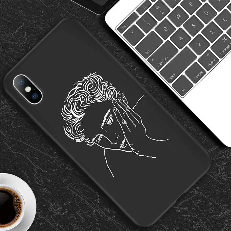 3412 Силиконовый чехол Lovebay для iPhone 6, 6 s, 7, 8 Plus, X, XR, XS, Max, 5S, SE, мягкий чехол для телефона, луна, звезды, планета, задняя крышка, чехол для iPhone X - Цвет: 3412