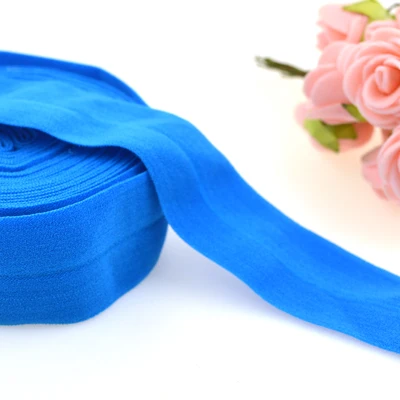 blue 104 1 ''(25 мм) галстук для волос, лента для плетения, эластичная лента, тесьма, твердый головной убор, ручная работа, сделай сам, украшения, поделки - Цвет: blue 104