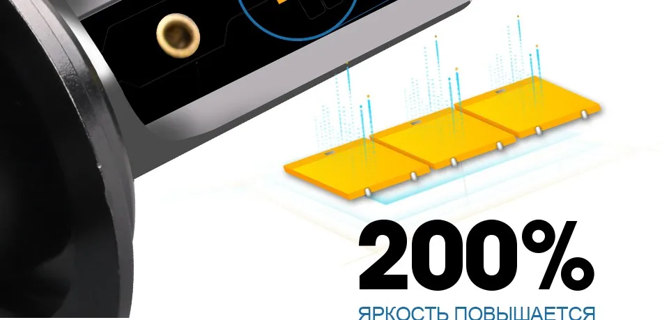 HLXG H7 LED H4 Lumileds Luxeon ZES Автомобильные Светодиодные Лампы Головного Света H1 LED H11 H8 HB3 9005 HB4 Ближний Свет Дальний Протифотуманные Фары 6500К 4300К 5000К 12В 12000Лм Сверхъяркие комплект ЛЕД