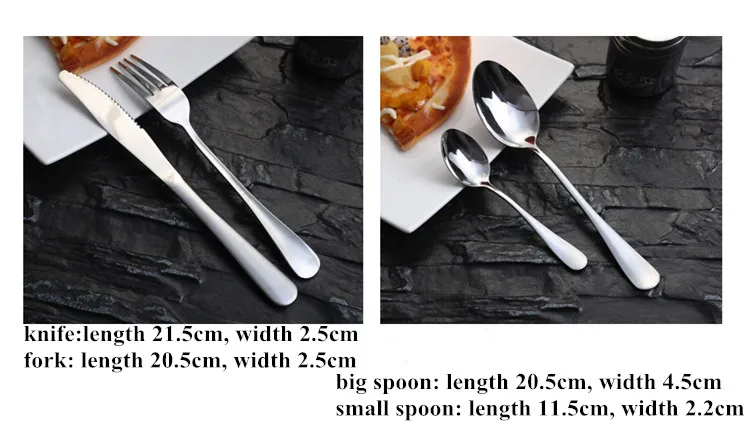 Набор столовых приборов из нержавеющей стали с деревянной подарочной коробкой