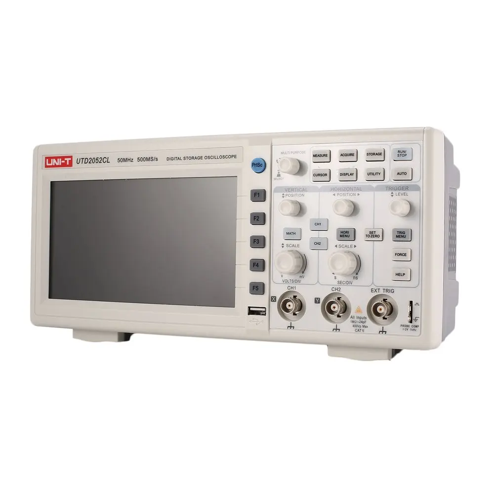 UNI-T UTD2052CL Digital Storage Oscilloscope 50MHz 2 Channels Record USB Waveform Generator Logic Analyzer Spectrum | Инструменты