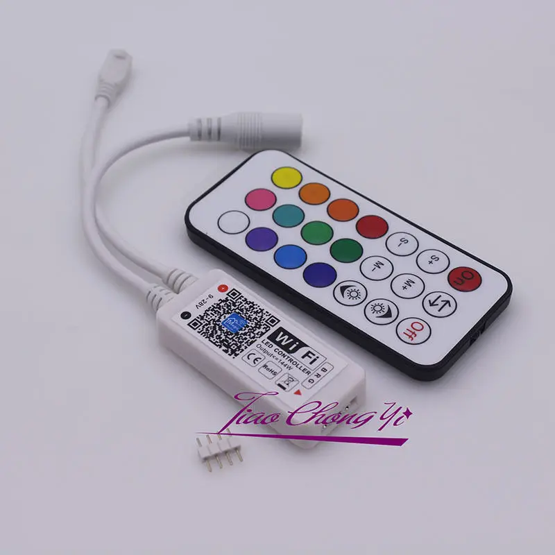 9-24 в WiFi светодиодный RGB контроллер с RF 21key для светодиодной ленты 5050 | Лампы и