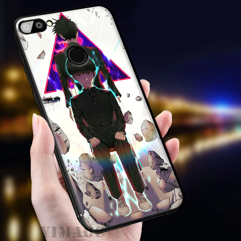 Yimaoc Mob Psycho (милый чудак 100 мягкий чехол для huawei Honor вид 20 10 8X8 8C 6A 7A 7X 7C Lite рro Y9 Y7 Y6 Prime