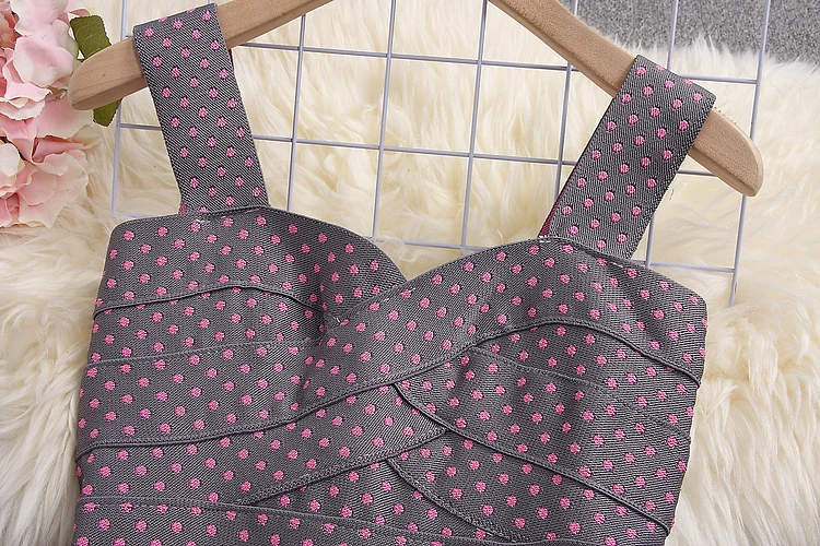 Женский облегающий костюм ALPHALMODA эластичный Топ на бретельках и мини юбка