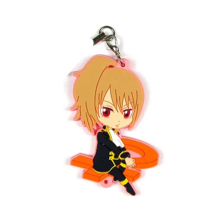 Аниме гинтама брелок Sakata Gintoki Toushirou пятиконечная звезда Шимура Shinpachi Okita Sougo