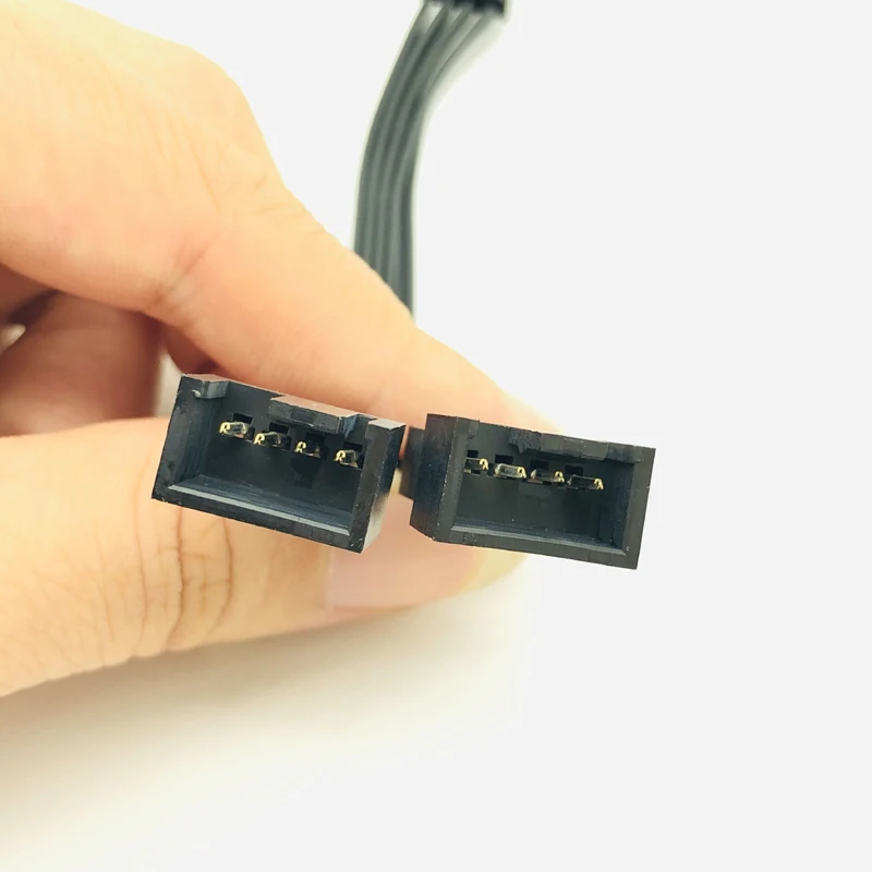 4 контактный кабель PWM для вентилятора 1 2 материнская плата разъем с несколькими