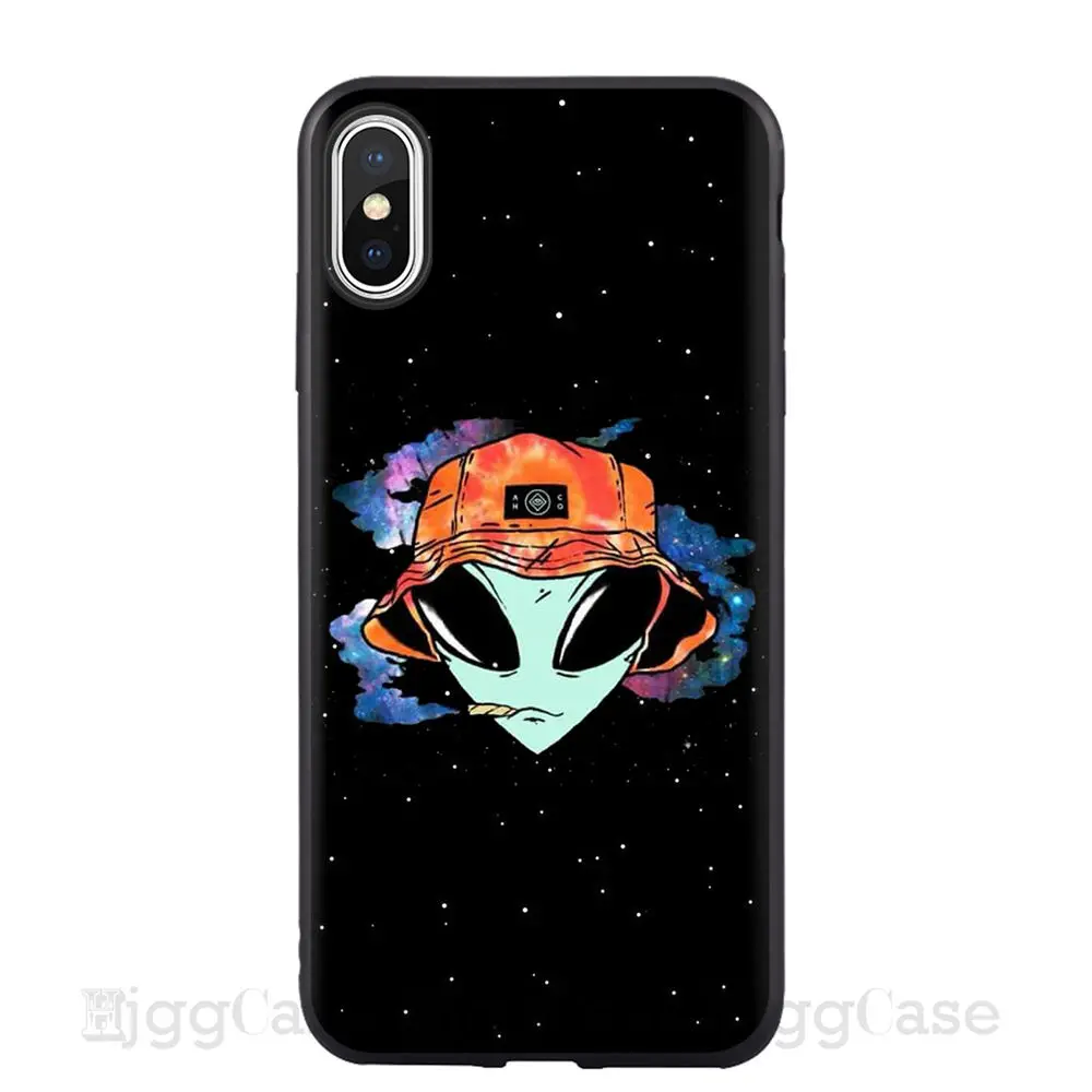 F3881 Эстетика милый мультяшный инопланетянин Космос Мягкий силиконовый чехол для телефона чехол для Apple iPhone 5 5S SE 6 6s 7 8 Plus X XR XS MAX чехол Coque для iPhone 11 Pro Max чехол s - Цвет: F3881