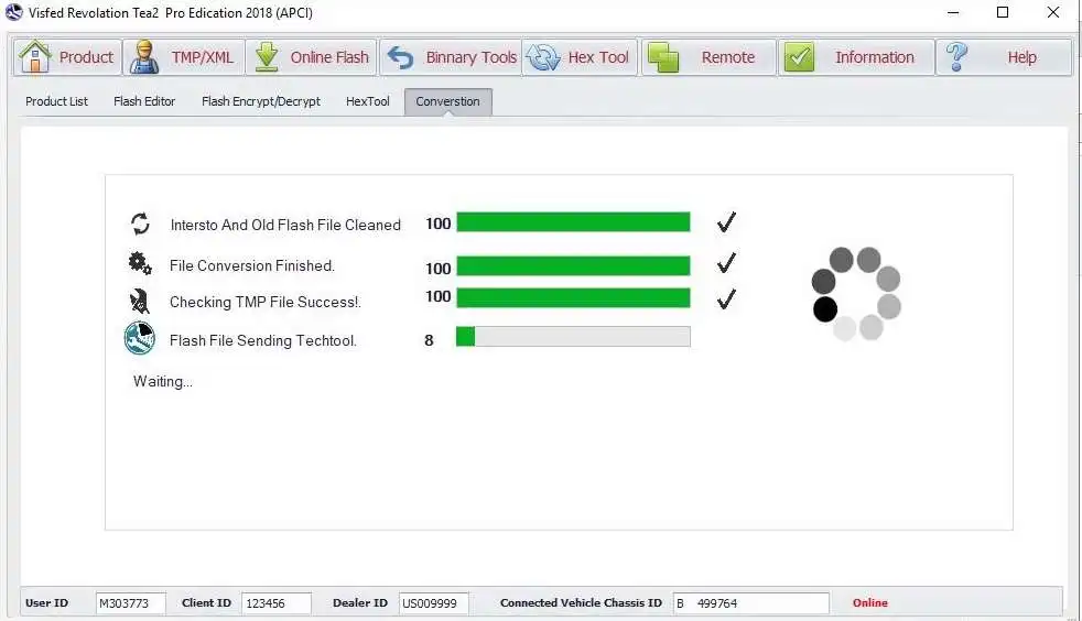 Visfed Revolation Tea2 Professional(APCI) для промежуточного запоминающего файла Volvo Encryptor/decyptor