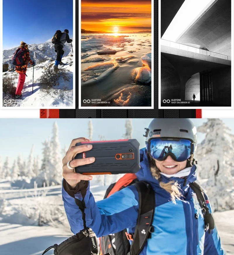 Ulefone Armor 6E прочные мобильные телефоны 5000 мАч 6 2 дюйма Dual 4G & VoLTE 4 Гб + 64