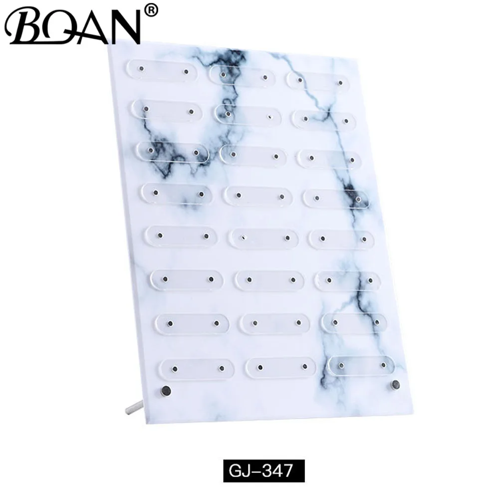 Высококачественный мраморный дисплей для ногтей цветной витрина ящик хранения
