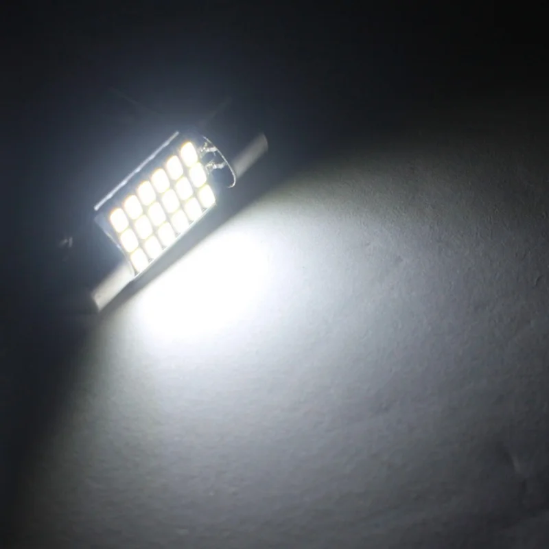 Сверхъяркая светодиодная лампа 31 мм 36 39 42 2385 SMD Canbus без ошибок для салона