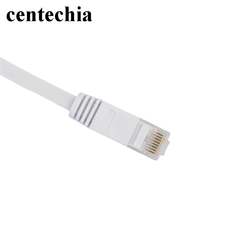 Высокоскоростной Ethernet-Кабель Centechia 10 м RJ45 CAT6 плоский Ethernet-кабель LAN UTP