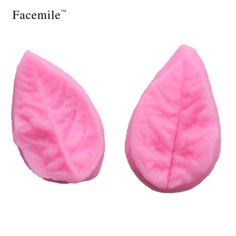 Facemile формы для выпечки листьев и лепестков помадки украшения торта 2 шт./компл. 3D
