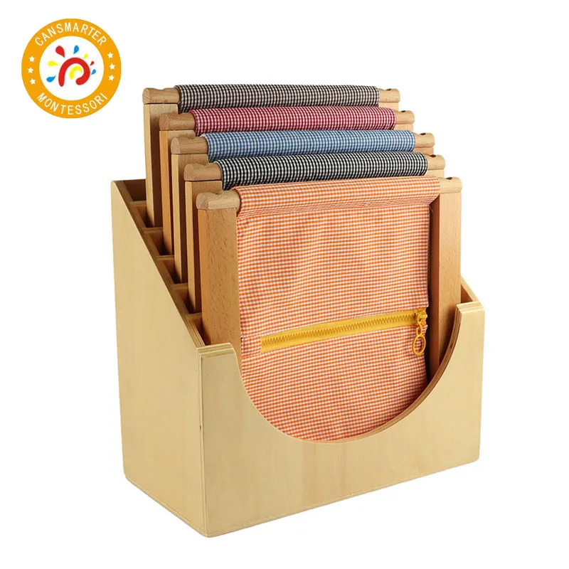 Монтессори материал деревянная игрушка платье рамка ежедневное обучение