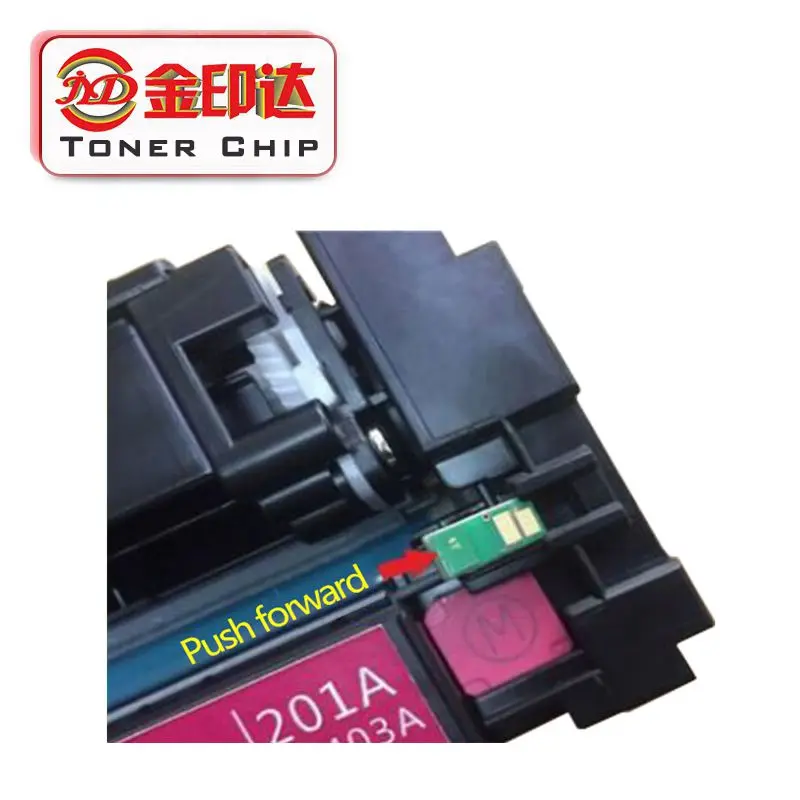 Чип хорошего качества для hp 201a cf400a чип m252dw m252n color laserjet pro mfp m277dw m277n m274 тонер cf400a|Чип