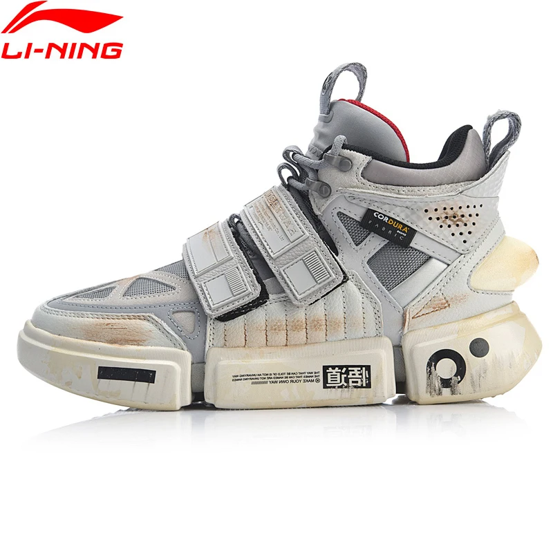 Li-Ning FW мужские ESSENCE ACE+ Wade Culture обувь Прочная натуральная кожа подкладка Спортивная обувь Кроссовки AGWP027 XYL243