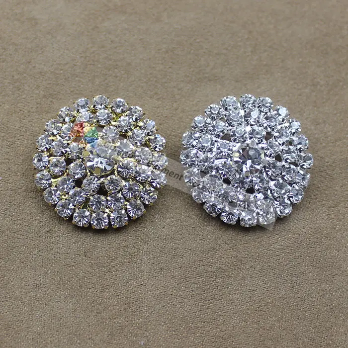 Набор золотистых/серебристых планшетов 20 шт. 25 мм|crystal rhinestone button|rhinestone buttonsbuttons