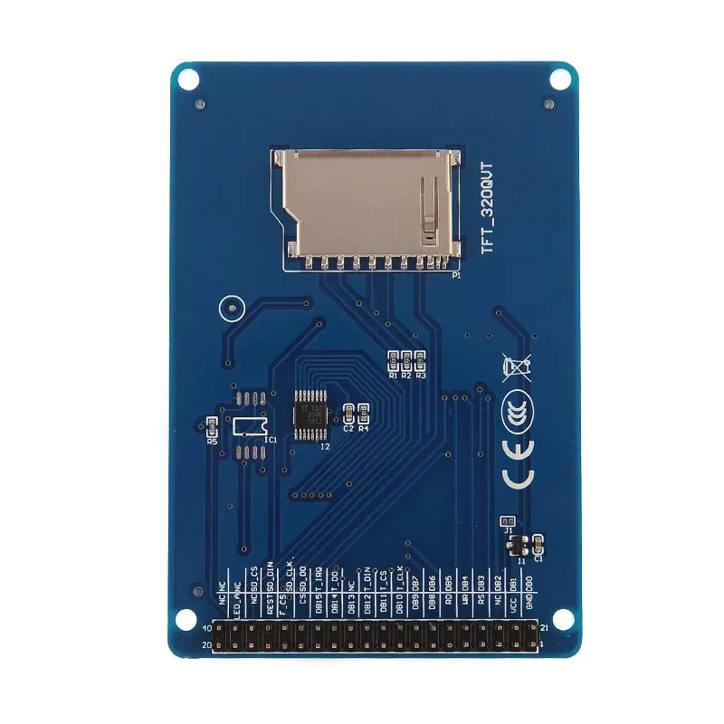 3.2 &quotTFT ЖК-дисплей модуль Дисплей с Сенсорный экран Панель PCB адаптер синий tft-320qvt