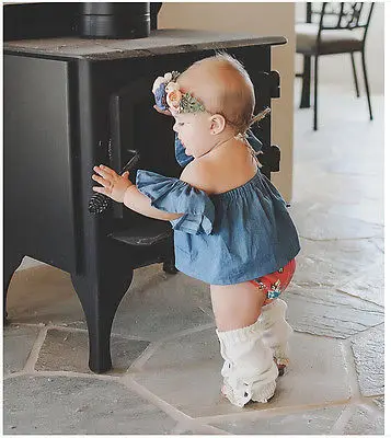 Новые модные джинсовые повседневные топы для девочек футболка с короткими