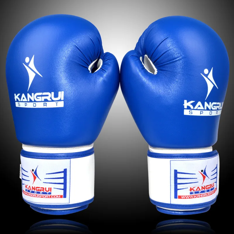 Высокое качество искусственная кожа ткани 10 унций боксерские перчатки Муай Тай