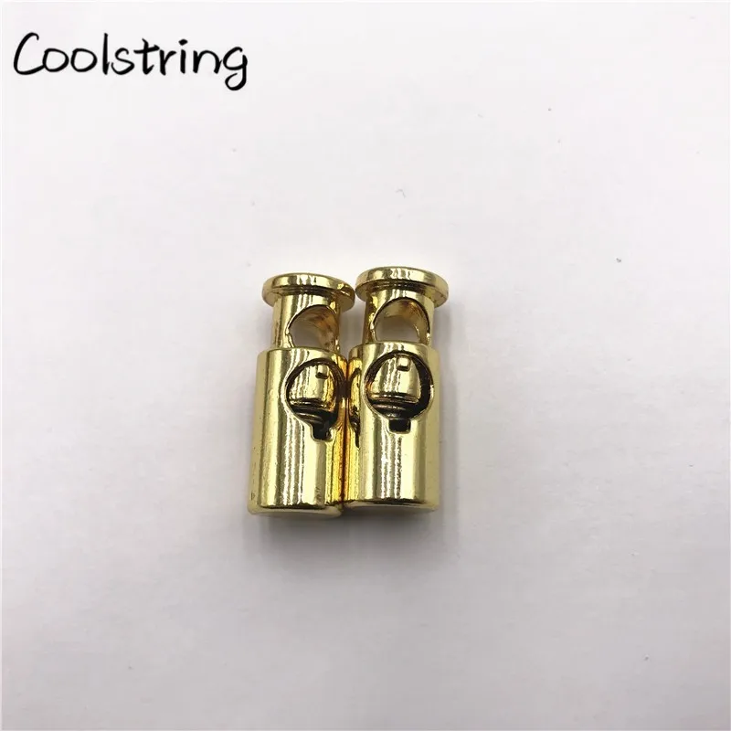 Coolstring 2 шт./1 комплект металлический шнур замки пружинный фиксатор тумблер замок концы обуви пряжки пробки шнурки веревка металлический замок цинковый сплав
