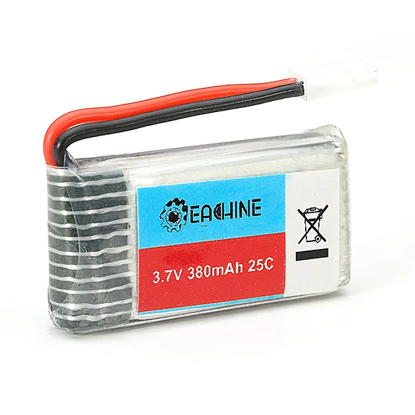 Аккумулятор Eachine 3 7 В 380 мАч 25C для Hubsan H107 H107L H107C H107D | Игрушки и хобби
