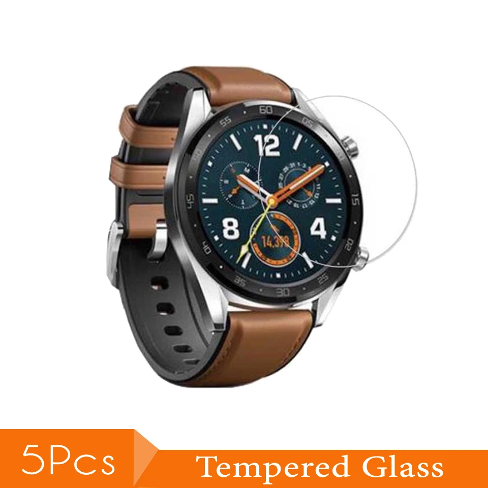 5 шт. закаленное стекло для Huawei Watch GT стеклянная Защитная пленка экрана gt active