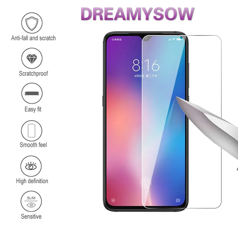 9H защита для экрана закаленное стекло Xiaomi Mi9 MI8 SE Redmi Note 7 5 6 Pro Полное покрытие
