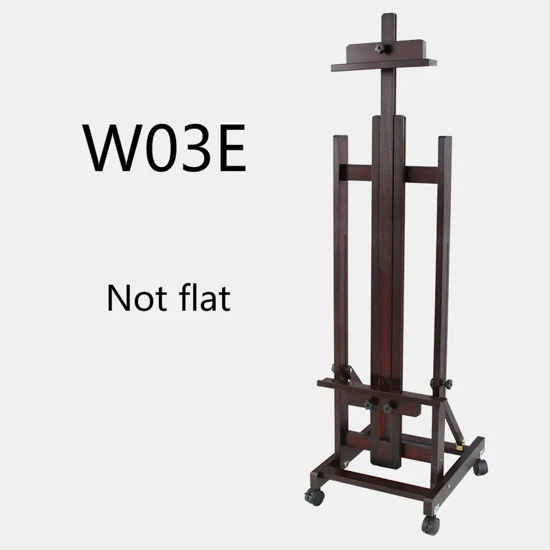 W03E 2 Multipurpose Easel Caballete De Pintura Oil Paint Easel Stand Folding Wooden Easel Stand for Painting Art Supplies for Artist - Цвет: W03E 2