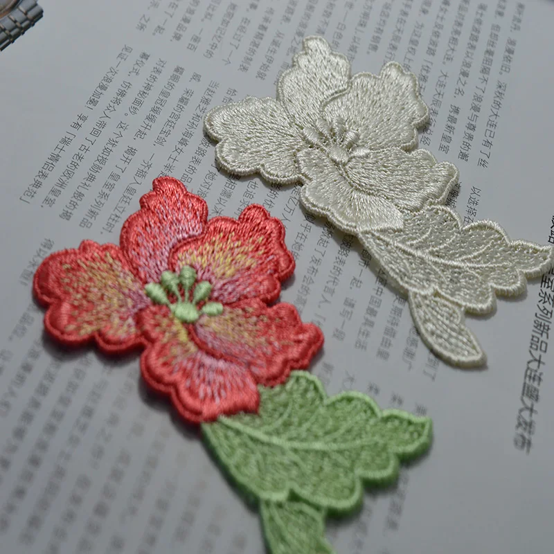 (2 шт./лот) 2 вида цветных нашивок в китайском стиле свадебные кружевные нашивки с