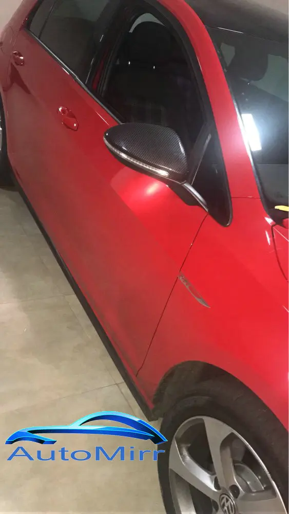 Боковое зеркало крышки для Volkswagen Golf 6 GTI 7 MK7 R для Jetta MK6 Scirocco(карбоновый вид) Passat B7 B8 Polo 6R 6C MK5 PLUS