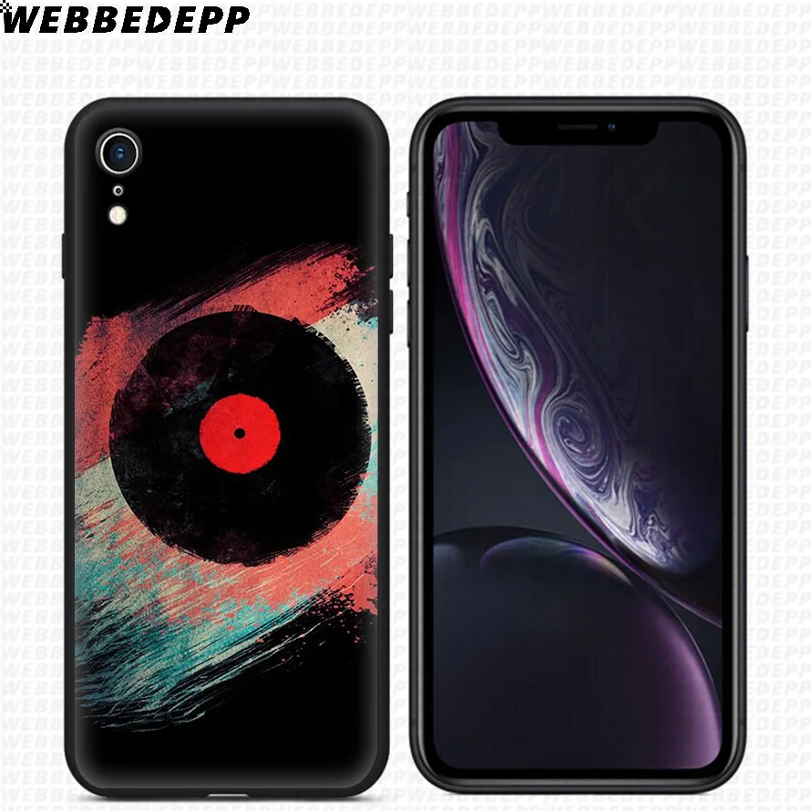 WEBBEDEPP кассета Mixtape музыка Мягкий силиконовый чехол для iPhone 11 Pro Xr Xs Max X или 10 8 7 6 6S Plus