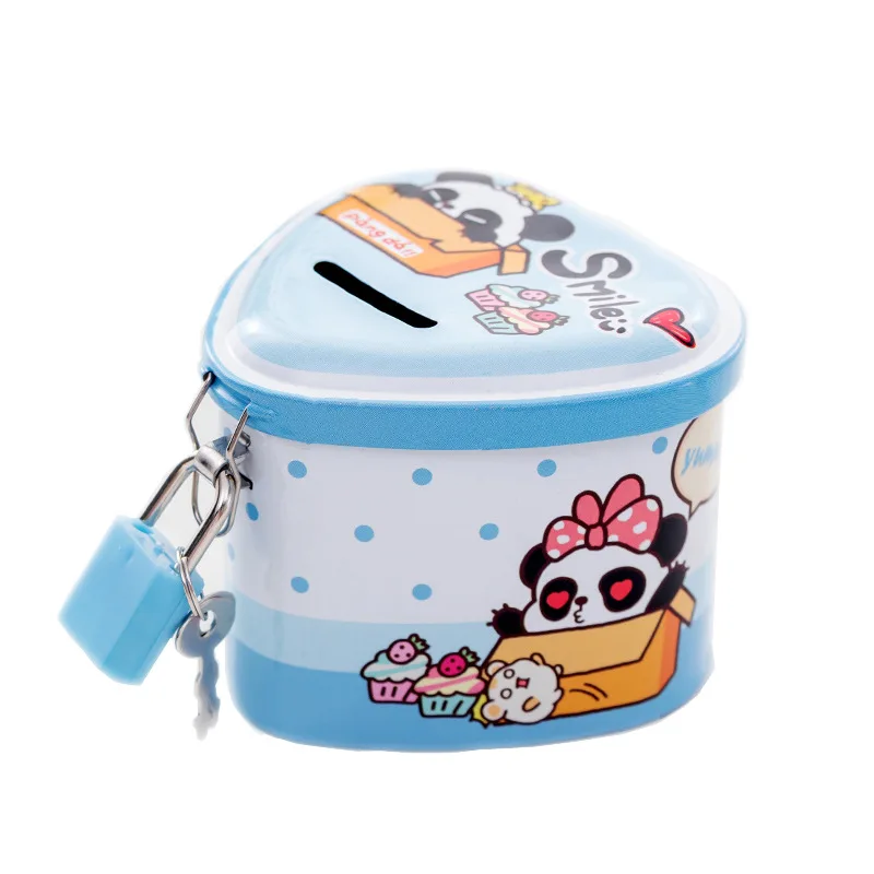 Детские пластиковые прозрачные копилки для монет милые Мультяшные в форме