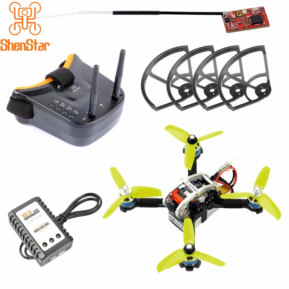 Мини Квадрокоптер бесщеточный гоночный Дрон Flyegg Модернизированный RC DIY Kit с FPVEGG PRO
