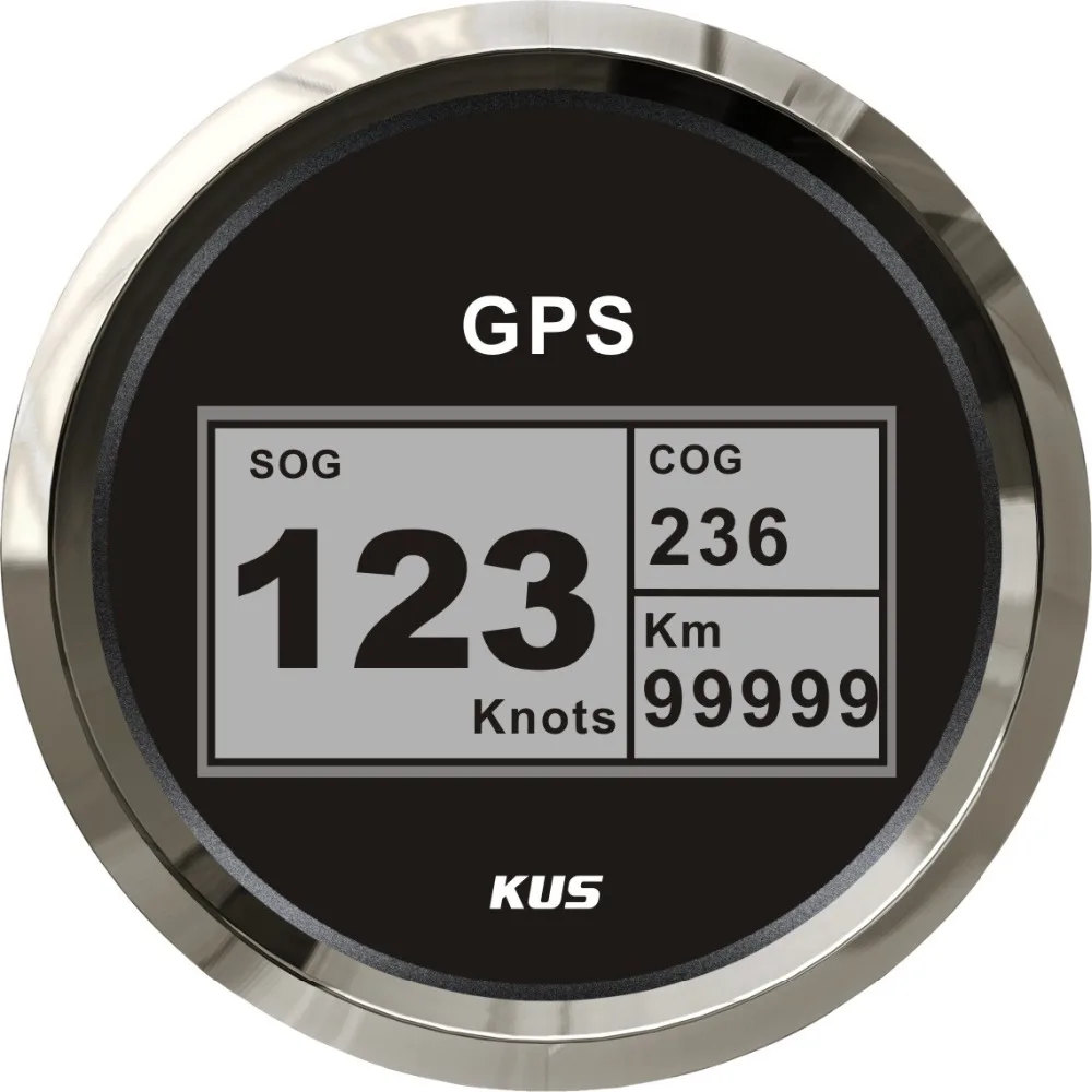 Новый KUS лодка GPS измеритель скорости цифровой ЖК датчик SOG COG узлов компас с