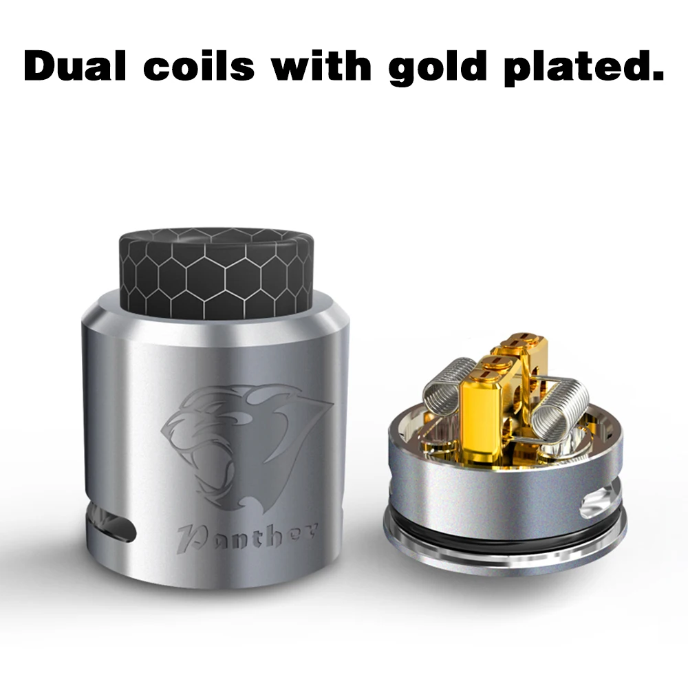 Ehpro Panther RDA атомайзер 510 резьба с двумя катушками BF Pin Squonk электронная сигарета Vape