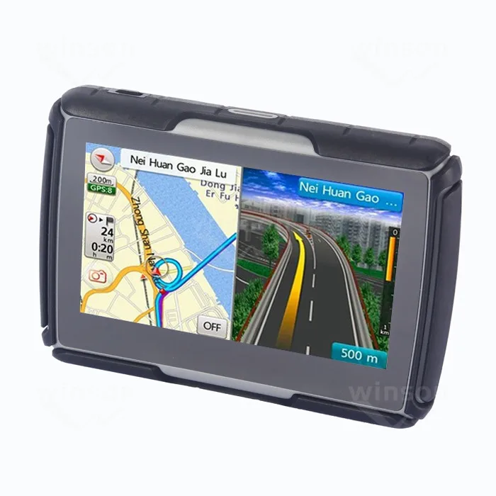 Fodsports IPX7 водонепроницаемый мото rcycle gps 4,3 дюймов FM bluetooth Мото rbike навигатор 8G 256MB ram мото навигация