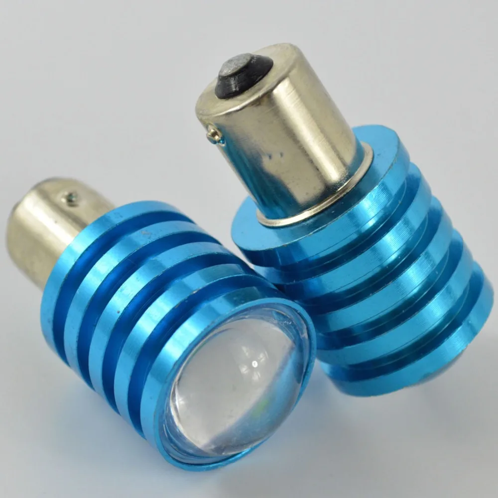 2X1156 светодиодного сигнала поворота 12 В 1157 BAY15D красный S25 BA15S P21W светодиодный