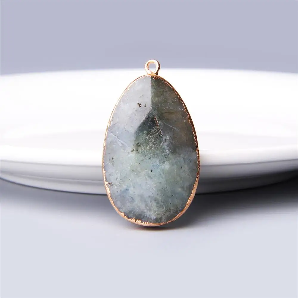 

wholesale women stone slice necklace pendant gold druzy pendant Stone Slice agates Drusy diy Geode Quartz necklace Pendant bulk