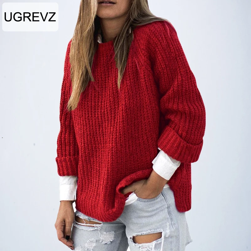 Женский свитер с длинным рукавом модный для осени и зимы 2018 | Женская одежда
