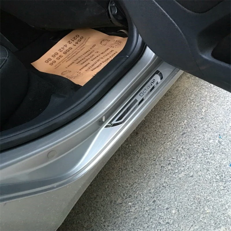 Автомобильные аксессуары для Skoda Octavia A5 A7 2007 2009 2010 2012 2013 2014 Накладка на порог