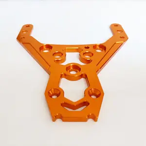 CNC сплав 6 мм передняя Верхняя Пластина для 15 ROVAN KM HPI BAJA 5B 5T 5SC Радиоуправляемая машина обновленные детали