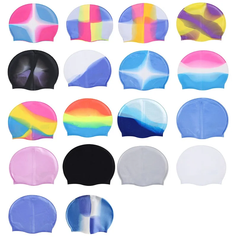 Gorro piscina силиконовая шапочка для плавания взрослых защита ушей резиновая