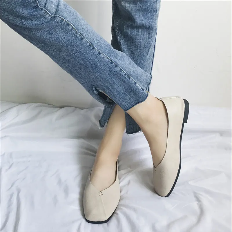 Hosteven/Женская обувь кроссовки кожаные лоферы на плоской подошве женская