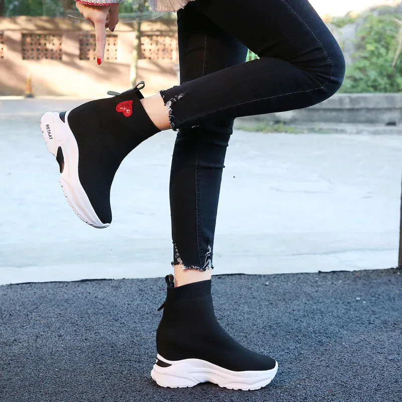 SWYIVY Chaussure Femme Женские ботинки Ботильоны Женская обувь Новинка 2019 года Сезон осень